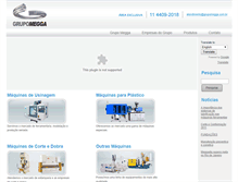 Tablet Screenshot of grupomegga.com.br